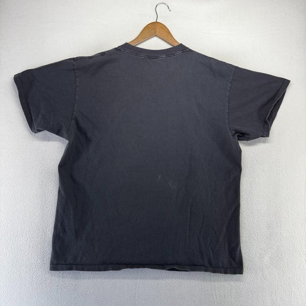 Vintage 3D Emblem Shirt Men's XL Black Great American Hog Bike USA Made 90s Hawg - Picture 6 of 6
